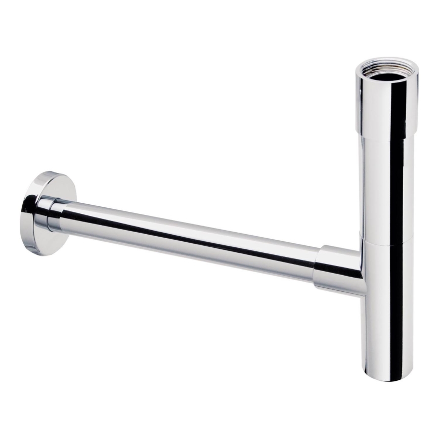 Roca A506403110 - Rund tvättställssifon ROCA i blank krom