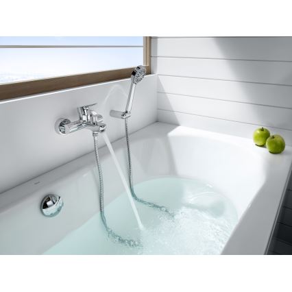 Roca A5A0209C00 - Kran till badkar L20 skinande krom