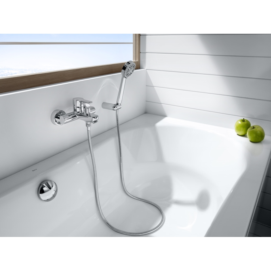 Roca A5A0209C00 - Kran till badkar L20 skinande krom