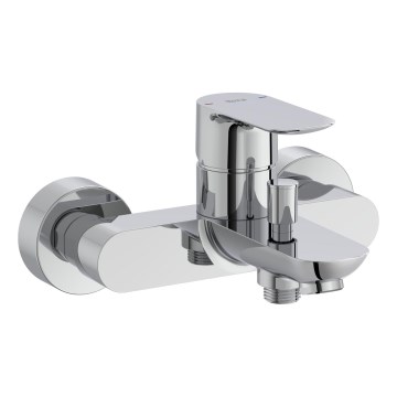 Roca A5A026EC00 - Badkarsblandare CALA blank krom