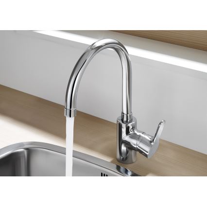 Roca A5A8409C00 - Vaskkran L20 32,5 cm skinande krom