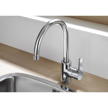 Roca A5A8409C00 - Vaskkran L20 32,5 cm skinande krom