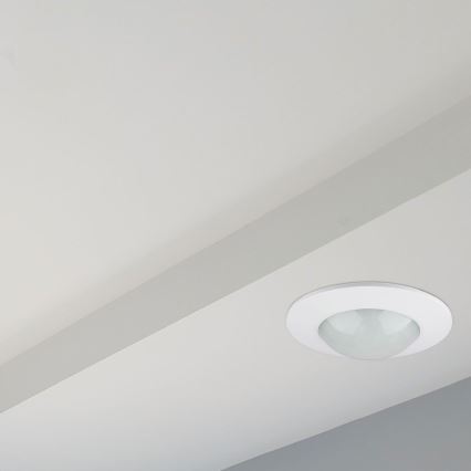 Rörelsesensor infälld PIR 360° 300W/230V vit
