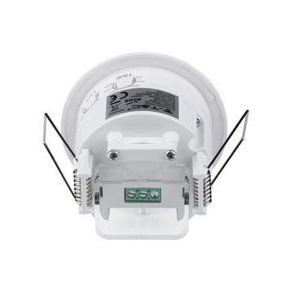 Rörelsesensor infälld PIR 360° 300W/230V vit