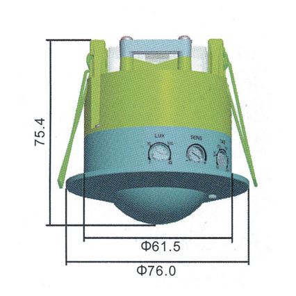 Rörelsesensor Mikrovågsugn Infälld MW B 360° 1200W/230V vit