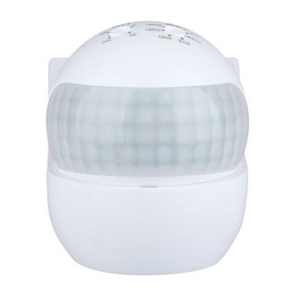 Rörelsesensor PIR 180° 800W/230V IP44 vit