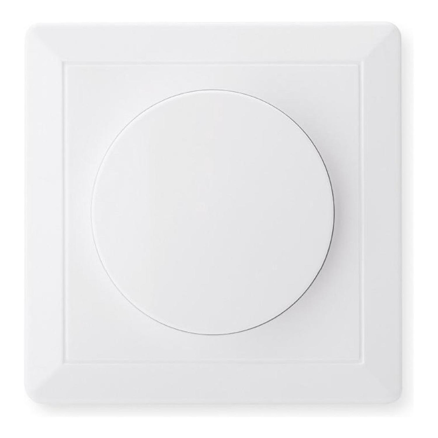 Roterande dimmer 200W/230V vit