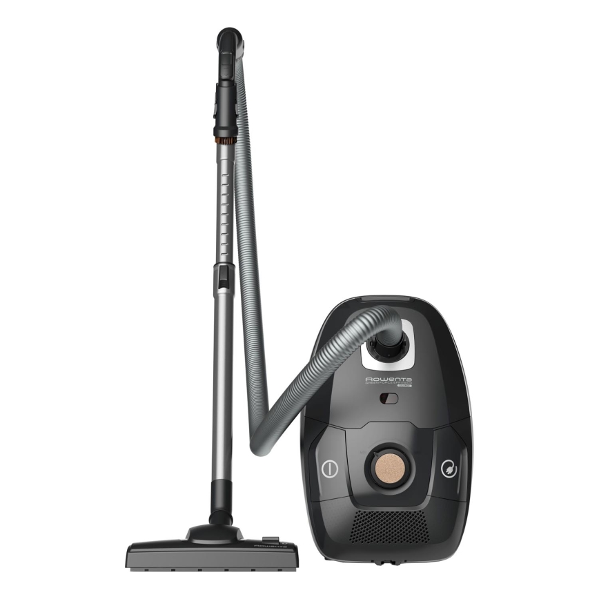 Rowenta - Dammsugare med påse GRÖN FORCE EFFITECH ECO TOTAL CLEAN 400W/230V svart