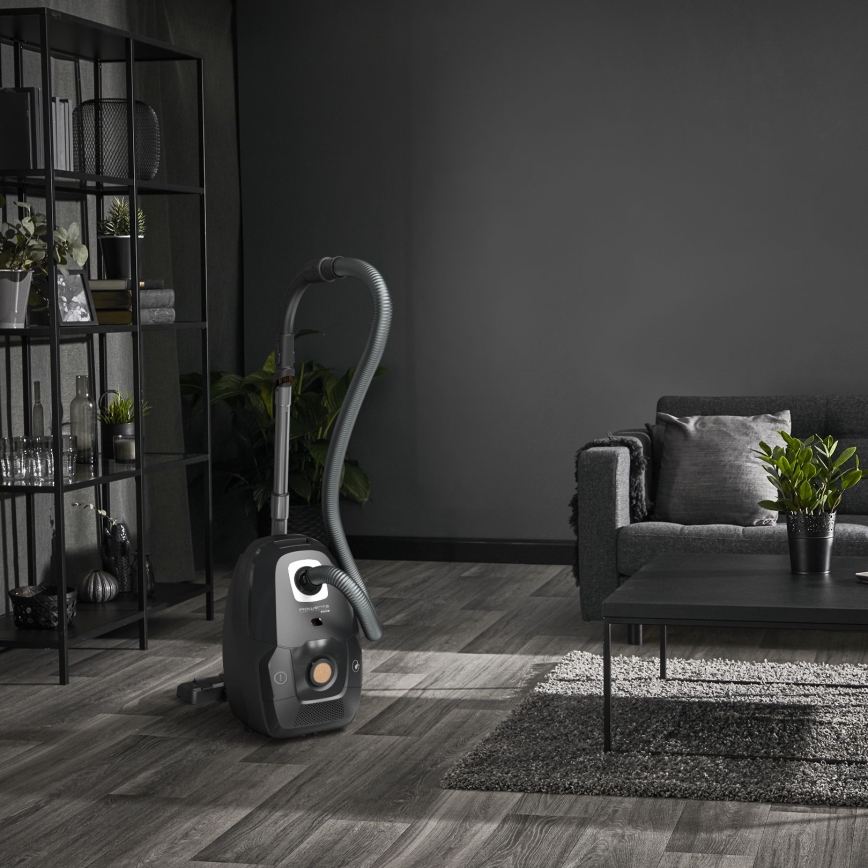 Rowenta - Dammsugare med påse GRÖN FORCE EFFITECH ECO TOTAL CLEAN 400W/230V svart