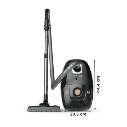 Rowenta - Dammsugare med påse GRÖN FORCE EFFITECH ECO TOTAL CLEAN 400W/230V svart