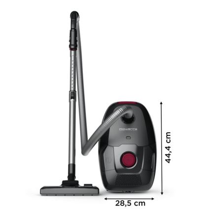 Rowenta - Dammsugare med påse GRÖN FORCE MAX ECO TOTAL CLASSIC 900W/230V svart