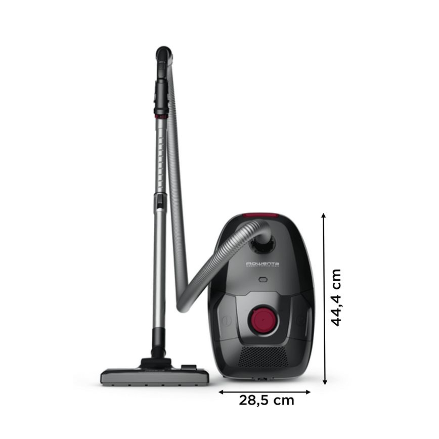 Rowenta - Dammsugare med påse GRÖN FORCE MAX ECO TOTAL CLASSIC 900W/230V svart
