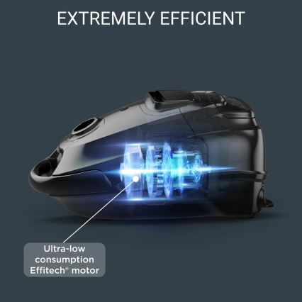 Rowenta - Dammsugare med påse SILENCE FORCE ALLERGY+ 4,5l 400W/230V svart/vit