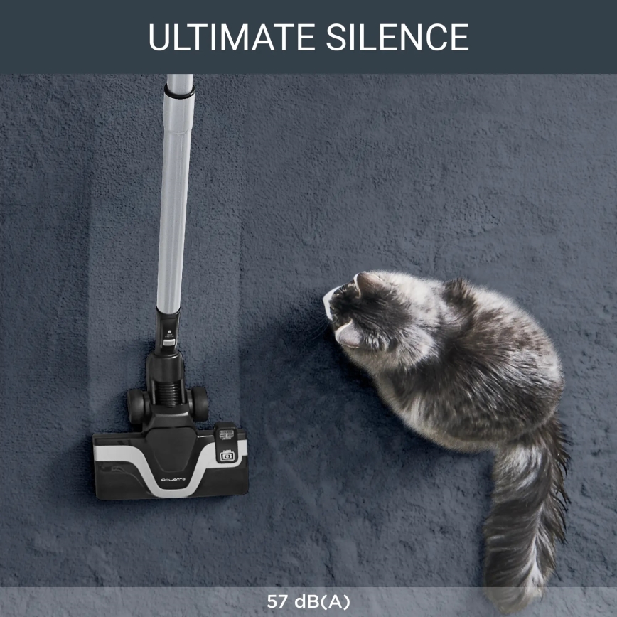 Rowenta - Dammsugare med påse SILENCE FORCE ALLERGY+ 4,5l 400W/230V svart/vit