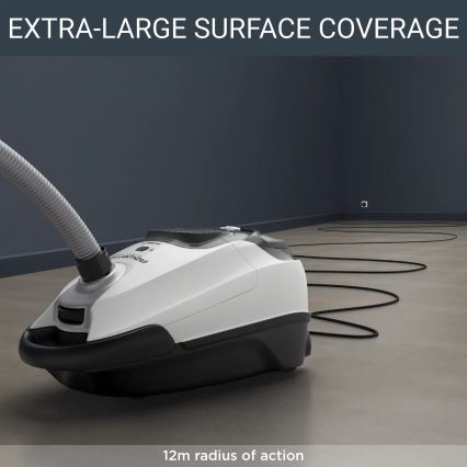 Rowenta - Dammsugare med påse SILENCE FORCE ALLERGY+ 4,5l 400W/230V svart/vit