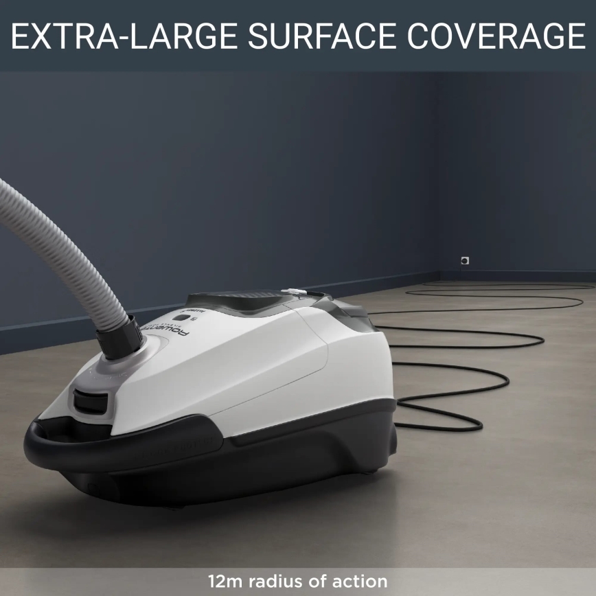 Rowenta - Dammsugare med påse SILENCE FORCE ALLERGY+ 4,5l 400W/230V svart/vit