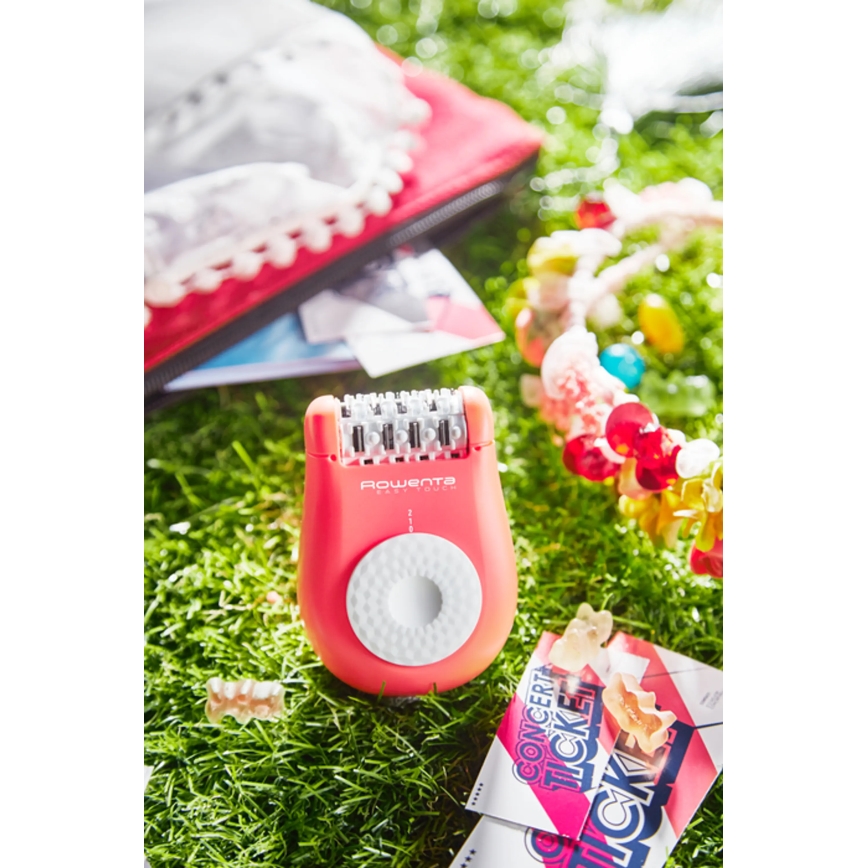 Rowenta - Epilator EASY TOUCH 230V rosa