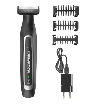 Rowenta - Hårtrimmer FOREVER SHARP 3i1 svart 650 mAh