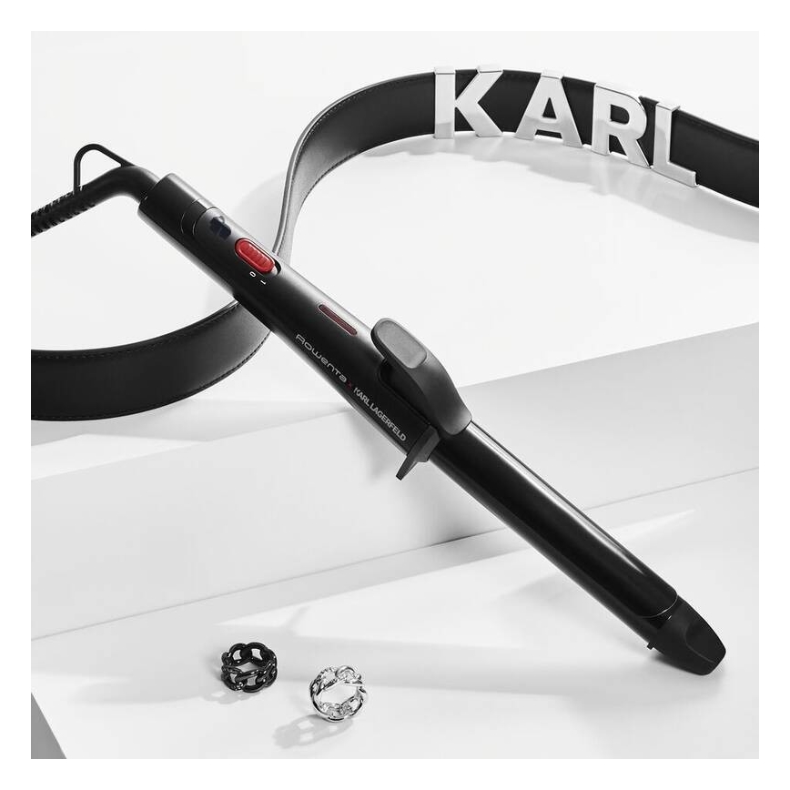 Rowenta - Locktång KARL LAGERFELD 47W/230V svart