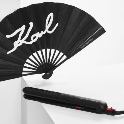 Rowenta - Plattång KARL LAGERFELD OPTILISS svart