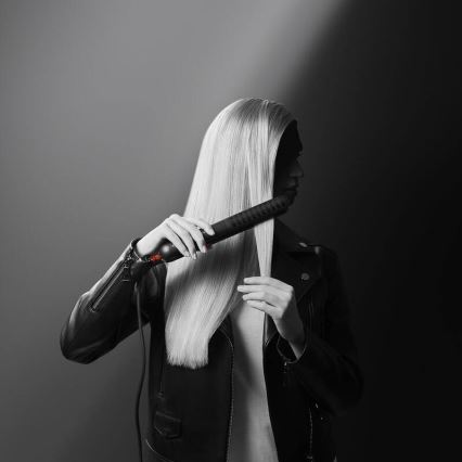 Rowenta - Plattång KARL LAGERFELD OPTILISS svart