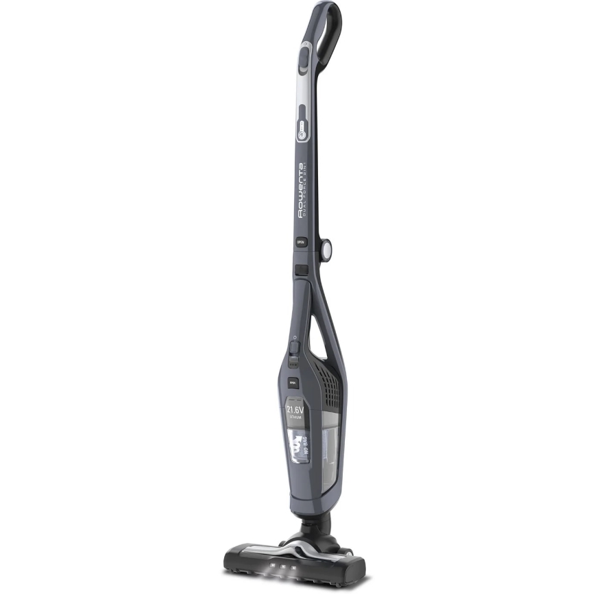 Rowenta - Skaftdammsugare DUAL FORCE 2IN1 180W/21,6V grå