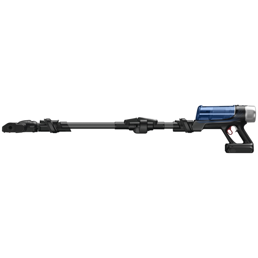 Rowenta - Skaftdammsugare med mopp X-FORCE FLEX ANIMAL AQUA AUTO 04.01.2001 250W/25,2V 2500 mAh svart/blå