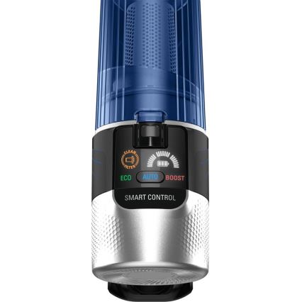 Rowenta - Skaftdammsugare med mopp X-FORCE FLEX ANIMAL AQUA AUTO 04.01.2001 250W/25,2V 2500 mAh svart/blå