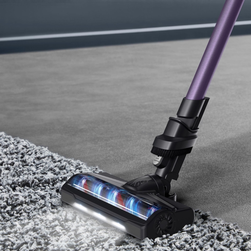 Rowenta - Skaftdammsugare X-PERT 2i1 140W/18V 2500 mAh lila
