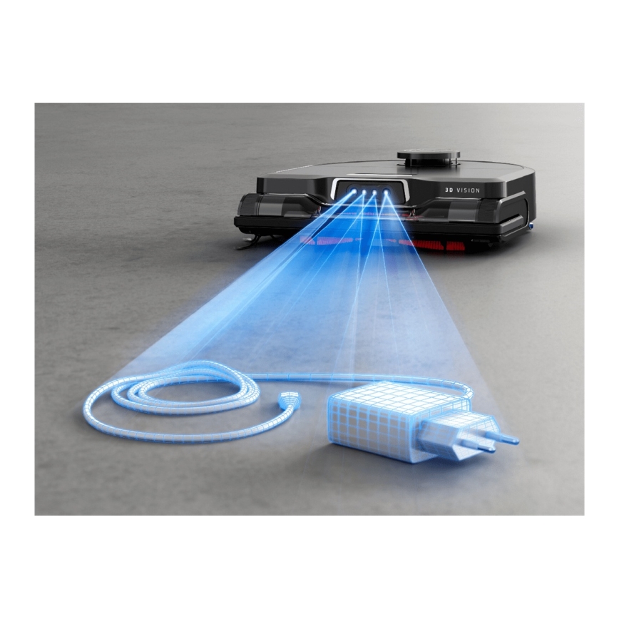 Rowenta - Smart robotdammsugare med mopp X-PLORER S240+ AI Animal & Allergy Wi-Fi 5200 mAh