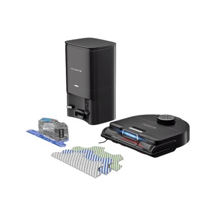 Rowenta - Smart robotdammsugare med mopp X-PLORER S240+ AI Animal & Allergy Wi-Fi 5200 mAh