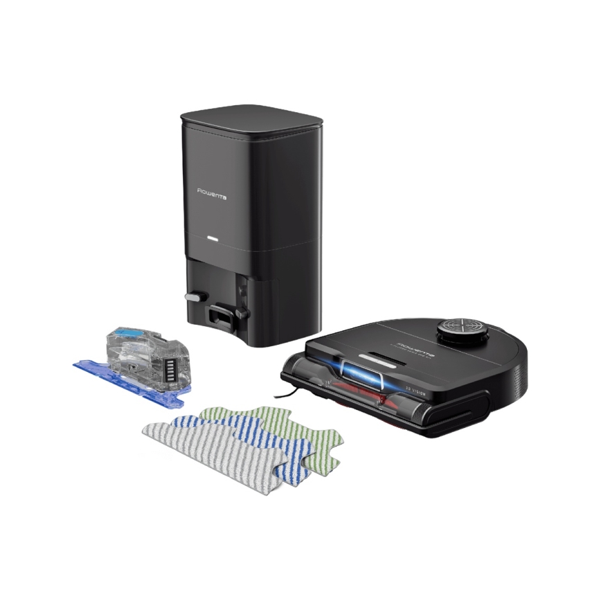 Rowenta - Smart robotdammsugare med mopp X-PLORER S240+ AI Animal & Allergy Wi-Fi 5200 mAh