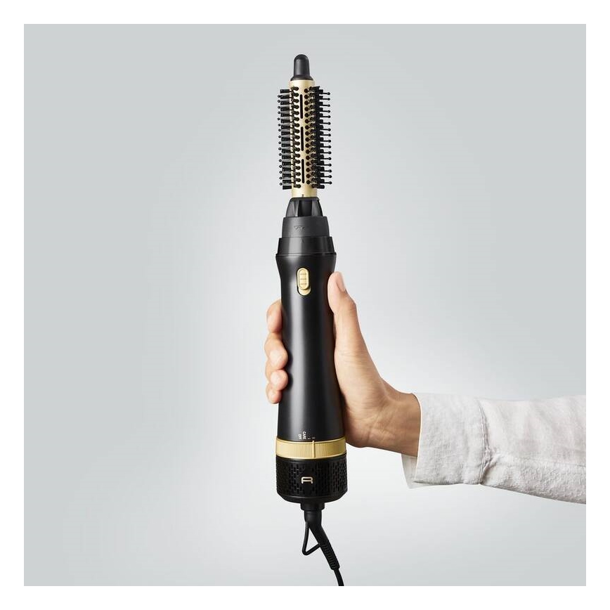 Rowenta - Varmluftsborste EXPRESS STYLE 800W/230V svart/guld