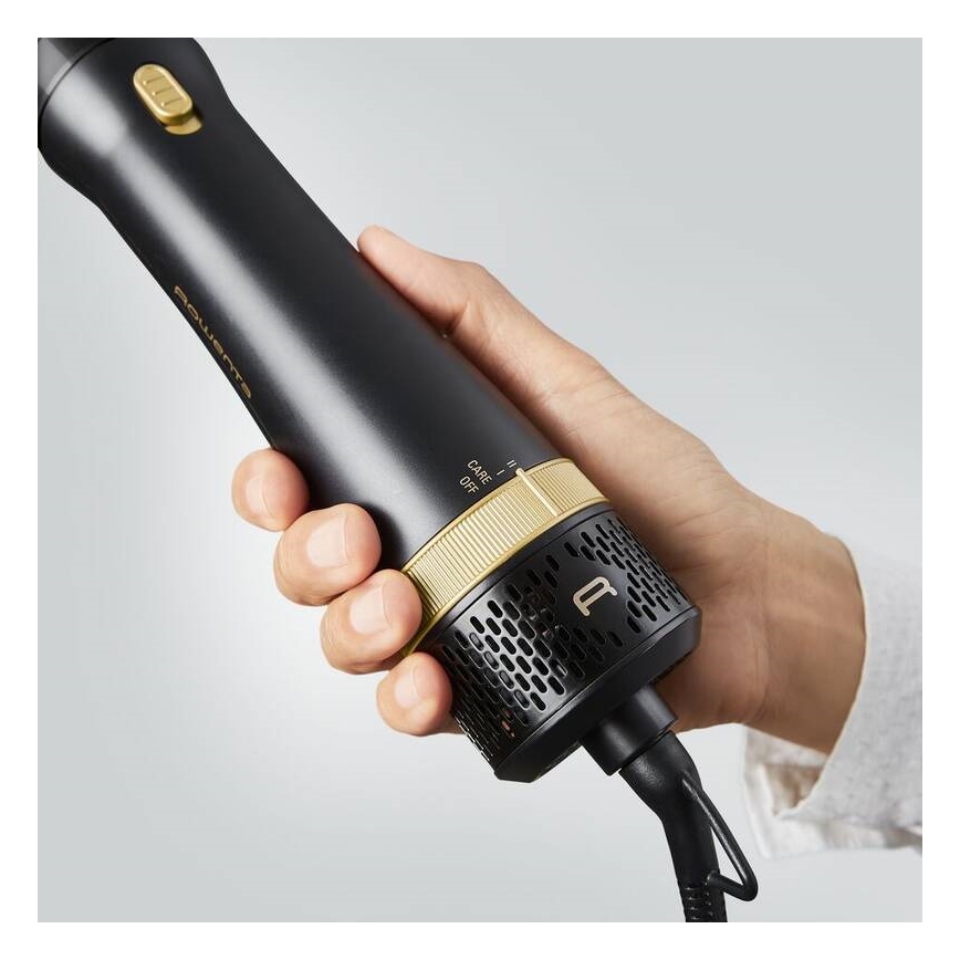 Rowenta - Varmluftsborste EXPRESS STYLE 800W/230V svart/guld