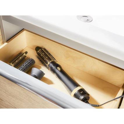 Rowenta - Varmluftsborste EXPRESS STYLE 800W/230V svart/guld