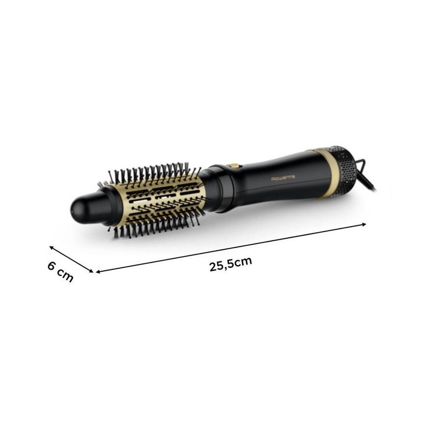 Rowenta - Varmluftsborste EXPRESS STYLE 800W/230V svart/guld