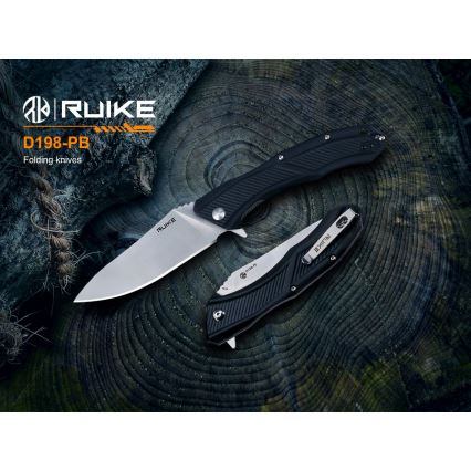Ruike RUD198PB - Vikbar fickkniv 23,1 cm svart