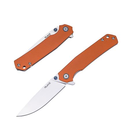 Ruike RUP801J - Vikbar fickkniv 20 cm orange