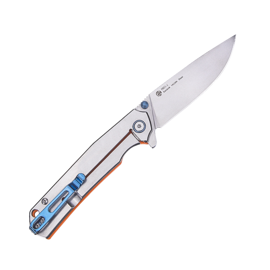 Ruike RUP801SF - Vikbar fickkniv 20 cm silver