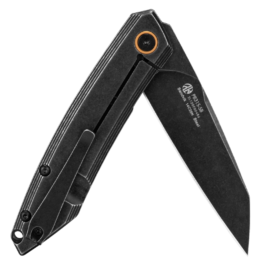 Ruike RUP831SSB - vikbar kompakt kniv 19,5 cm svart