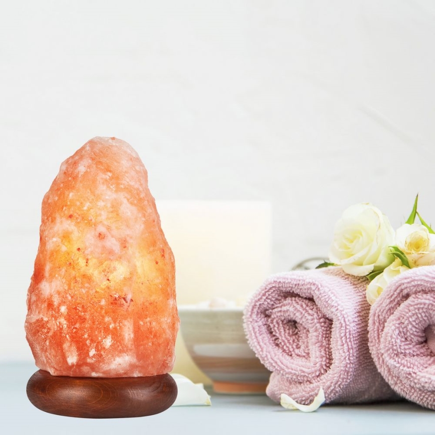 (Himalayan) Salt lampa SALLY 1xE14/25W/230V Al 2,7 kg