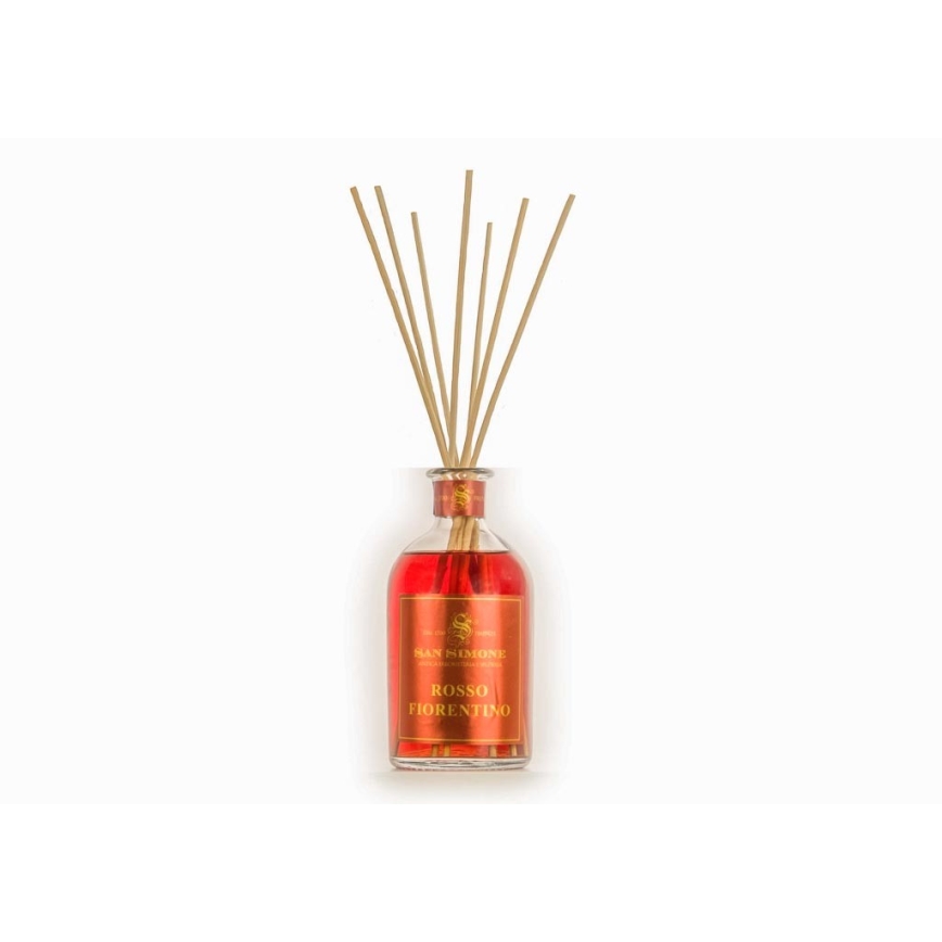San Simone - Diffuser med doftpinnar ROSEO FIORENTINO 250 ml