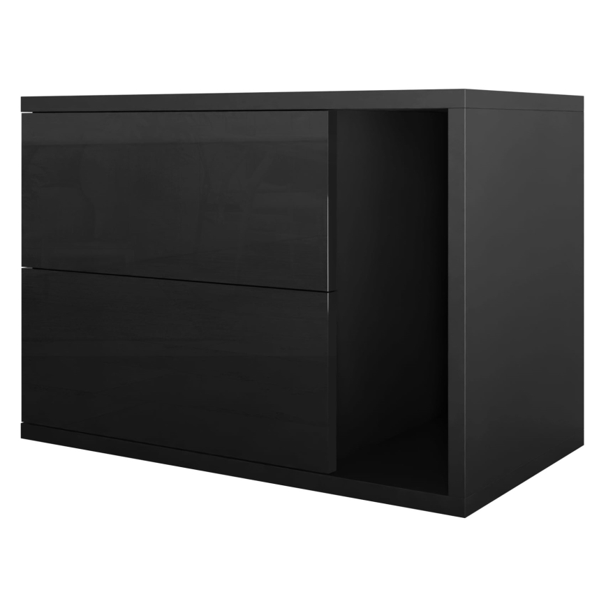 Sängbord BECE 40x57 cm svart