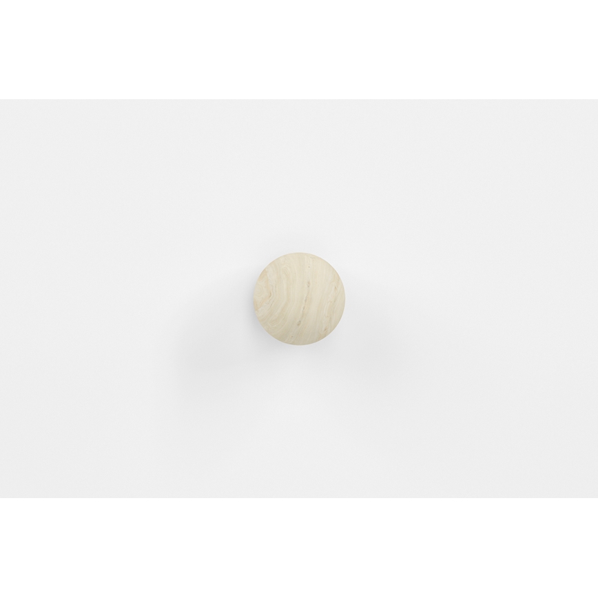 Sängbord BUBO 58x69 cm vit/beige