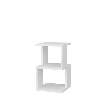 Sängbord CARTER 49,4x29,6 cm vit
