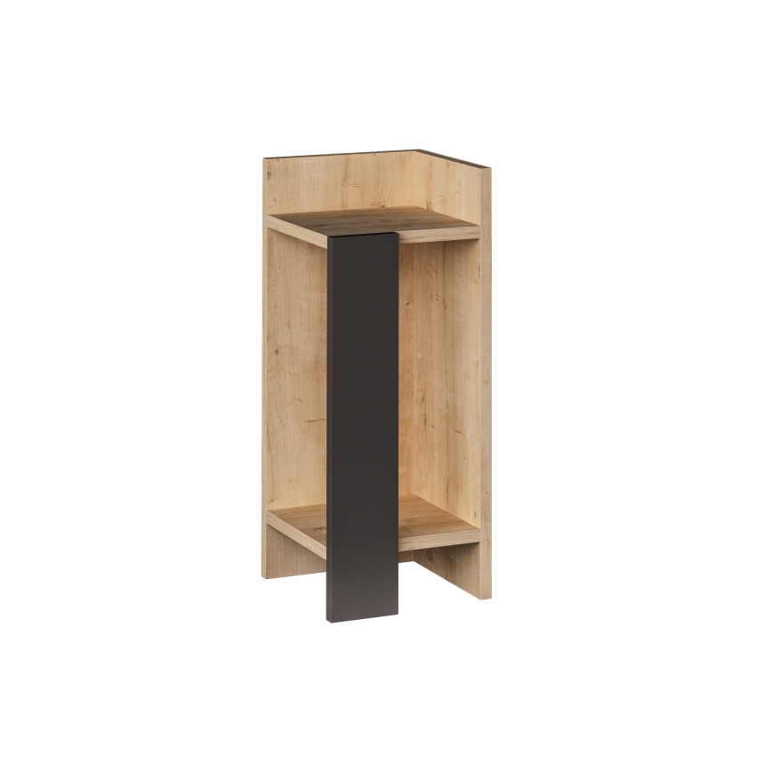 Sängbord ELOS 60x25 cm brun/antricit