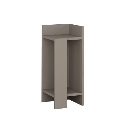 Sängbord ELOS 60x25 cm grå