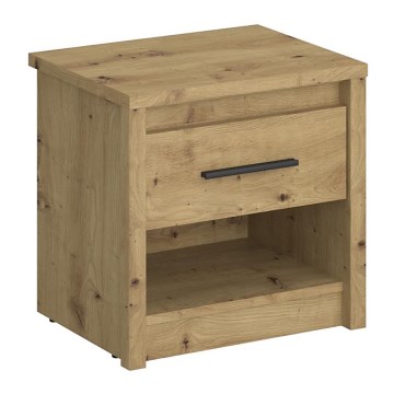 Sängbord LEORI 46,5x46,5 cm brun