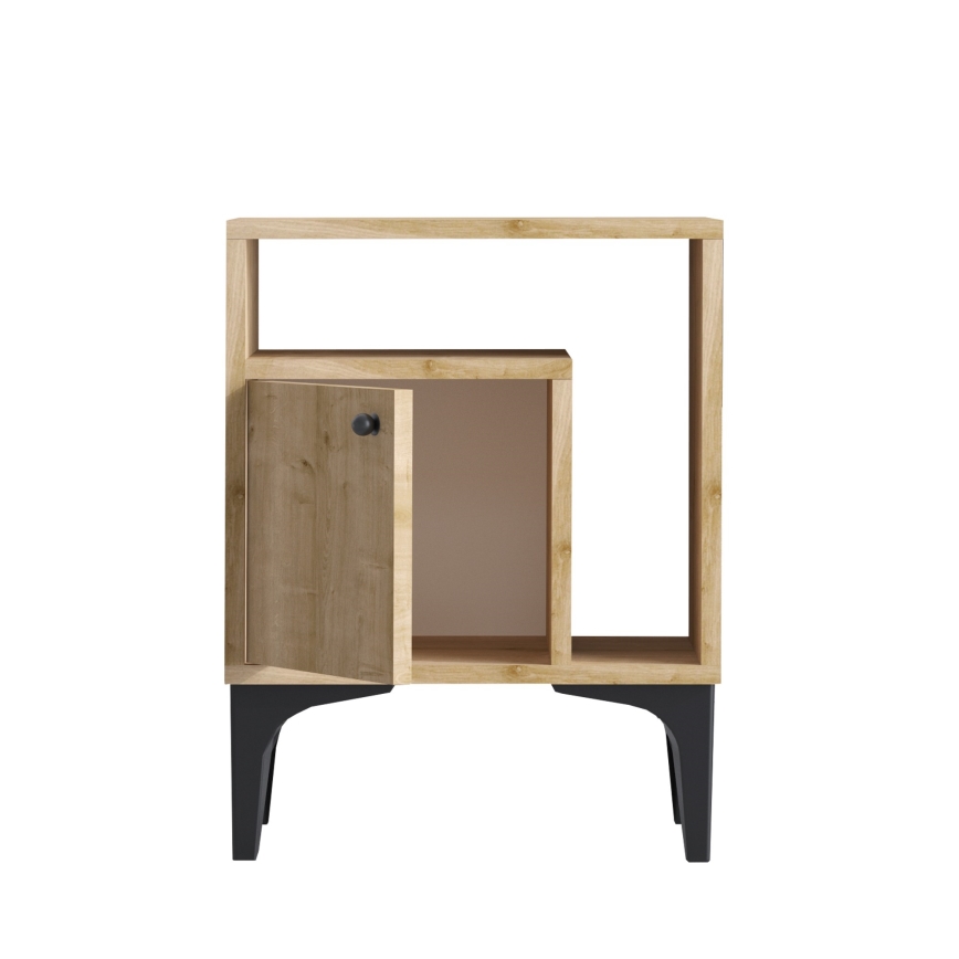 Sängbord NUNO 55x40 cm safir ek