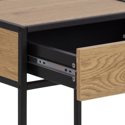 Sängbord SARON ek/svart